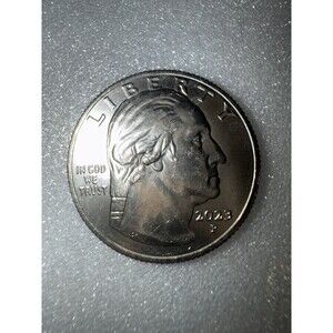 Jovita Idar Quarter 2023 Rare P Mint Error Coin Reading In Cod We Trust